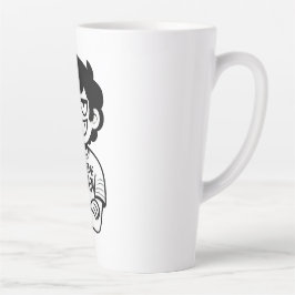 Master of Sarcasm humorvolle Cartoon Illustration Milchtasse