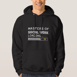 Master of Social Work MSW Abschluss Future Socia Hoodie
