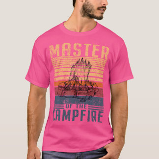 Master of the Campfire Boys Camping T-Shirt