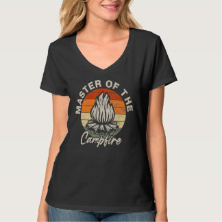 Master of the Campfire Vintag Camping Camper T-Shirt