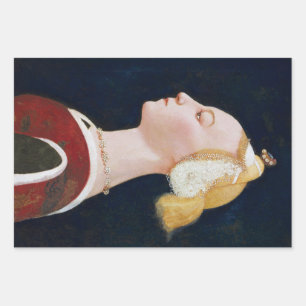 Master of the Castello Nativity Portrait of a Lady Geschenkpapier Set