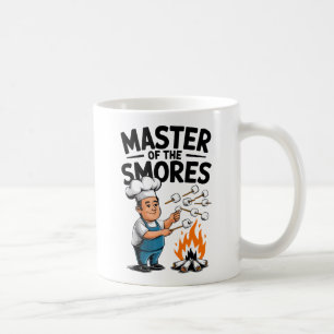 Master of the S’mores Funny Campfire Design Kaffeetasse