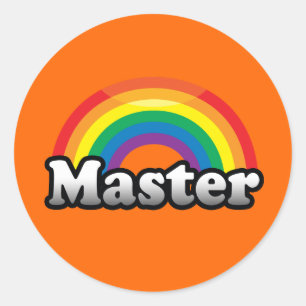 MASTER PRIDE RUNDER AUFKLEBER