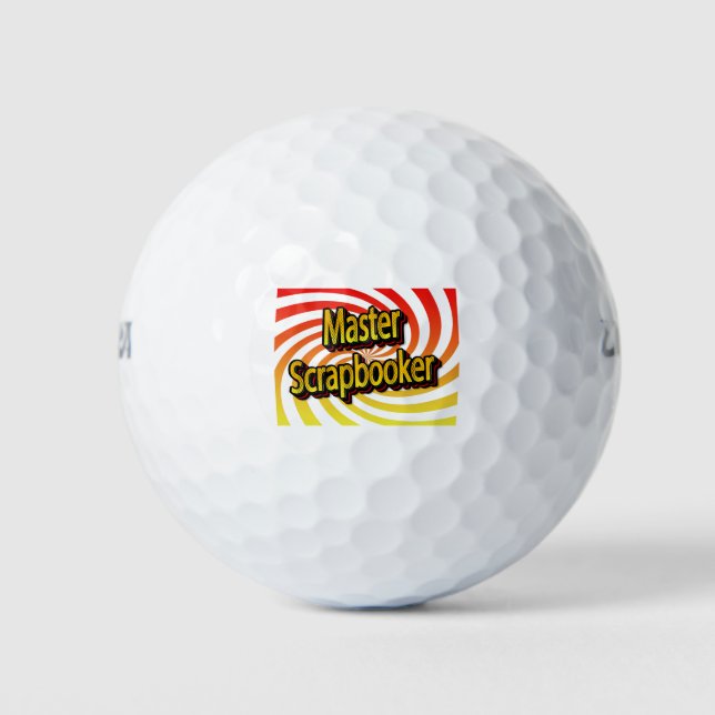 "Master Scrapbooker" Golfball (Vorderseite)