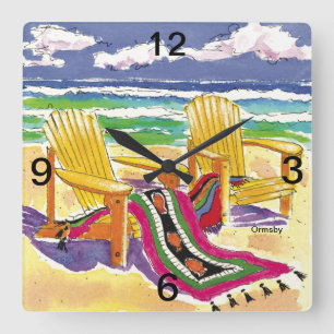 Master Wall Clock anzeigen Quadratische Wanduhr