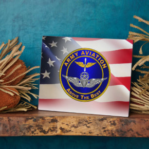 Master Wings Army Veteran Fotoplatte