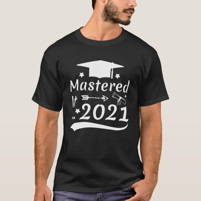 Masterabschluss 2021 Abschluss 2021 M T-Shirt (Vorderseite)