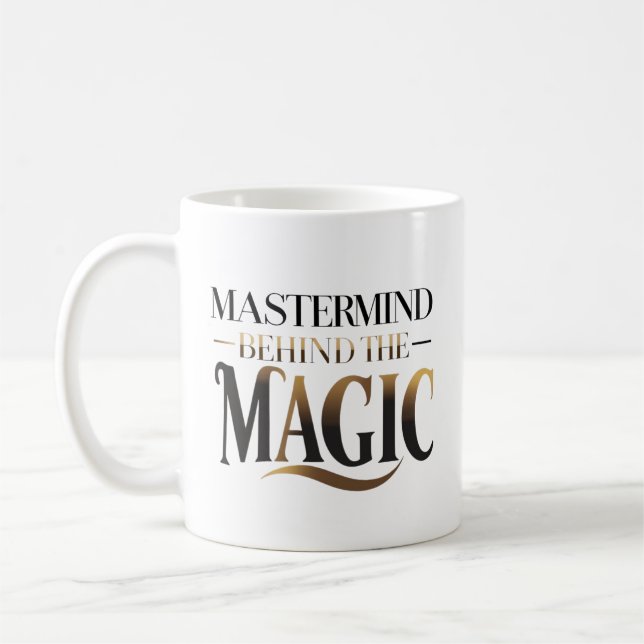 Mastermind hinter der Magie Kaffeetasse (Links)