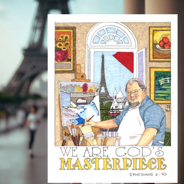 Masterpiece Inspiration Postcard Postkarte (Von Creator hochgeladen)