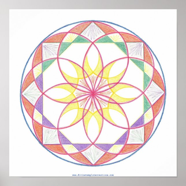 Mastery Mandala Poster (Vorne)