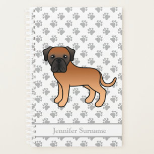 Mastiff Anglais Abricot Chien de Dessin Animé Mign