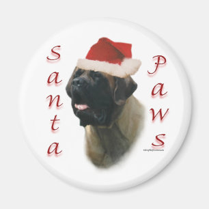 Mastiff (Aprikose2) Santa Paws Magnet
