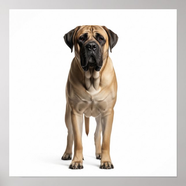 Mastiff Art Poster (Vorne)