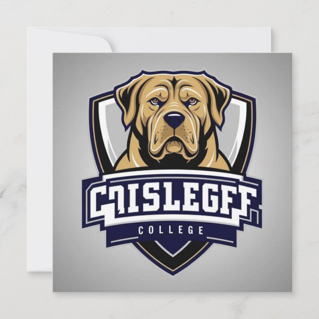 Mastiff Dog: Uni-Logo (Vorderseite)