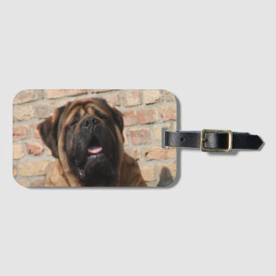 Mastiff englische Dogge Gepäckanhänger