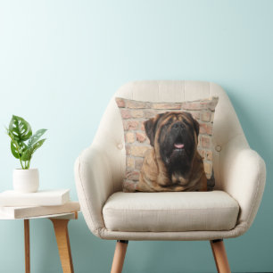 Mastiff englische Dogge Vatertag Kissen