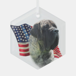 Mastiff-Fahne Ornament Aus Glas