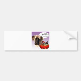 Mastiff (fawn) Halloween Candy Autoaufkleber