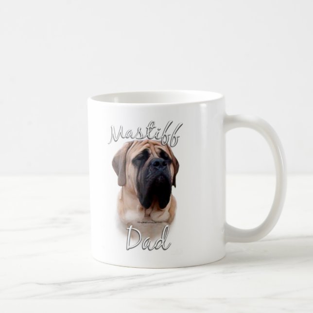 Mastiff (fawn) Vater 2 Kaffeetasse (Rechts)
