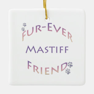 Mastiff Furever Keramikornament