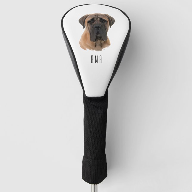 Mastiff Golf Headcover (Vorderseite)