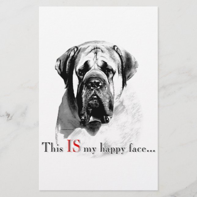 Mastiff Happy Face (Vorderseite)