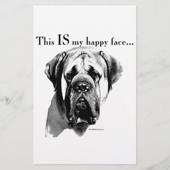Mastiff Happy Face (Vorderseite)