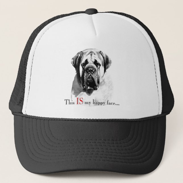 Mastiff Happy Face Casquette (Devant)