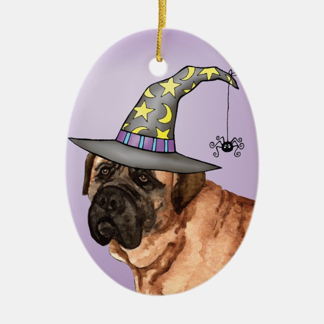 Mastiff Hexch Keramikornament (Vorne)