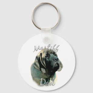 Mastiff (Jungtier) Vater 2 Schlüsselanhänger