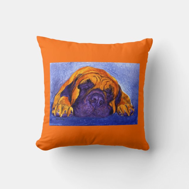 Mastiff-Kissen - "Brutus " Kissen (Vorderseite)