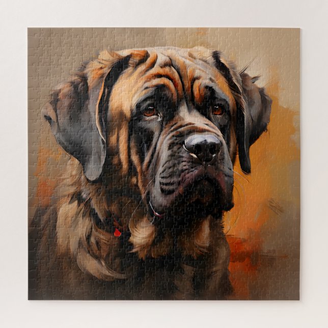 Mastiff Kunstvoll wandern (Vertikal)
