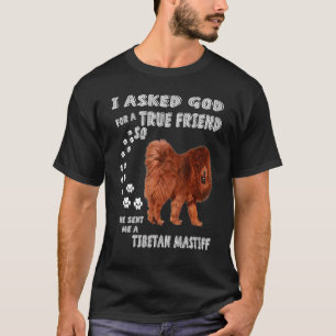 Mastiff Lion Dog Mama, Mastiff Vater Kunst, Tibeti T-Shirt