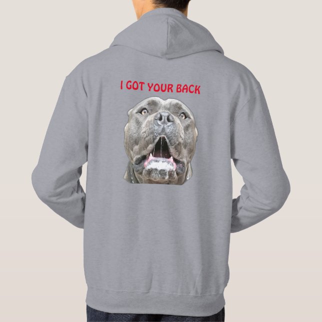 Mastiff Mad Guard Cane Corso Dog Hoodie (Rückseite)