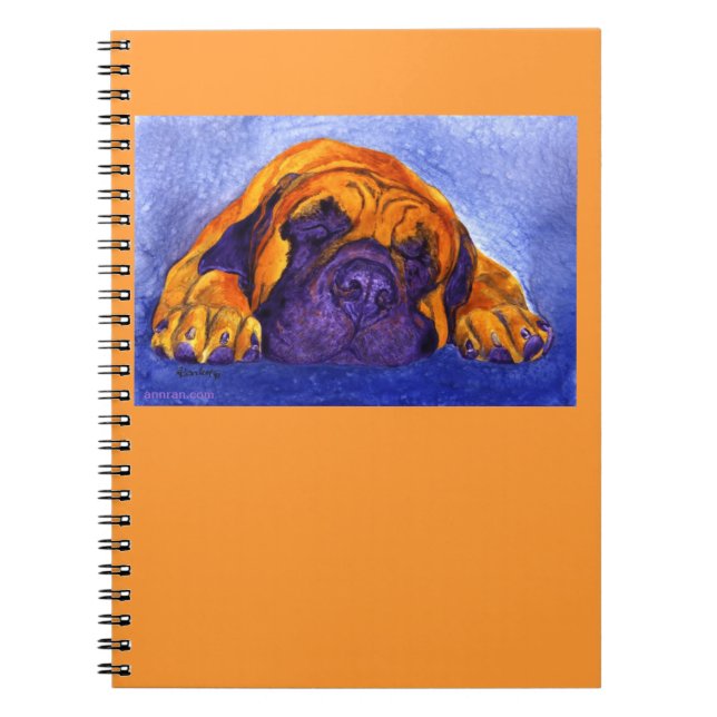 Mastiff Notebook - "Brutus" Notizblock (Vorderseite)