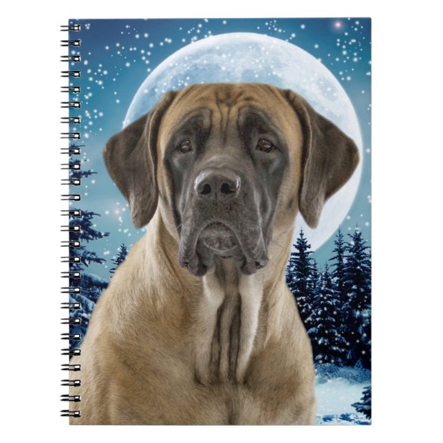 Mastiff Notebook Notizblock (Vorderseite)