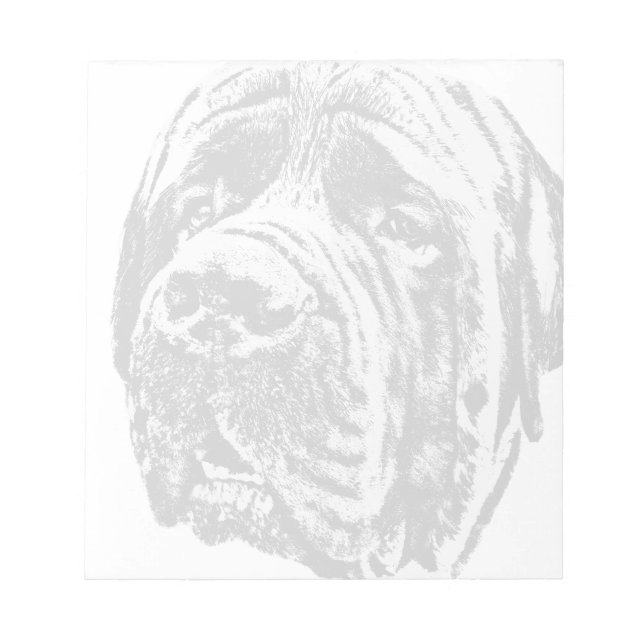 Mastiff Notizblock (Vorderseite)