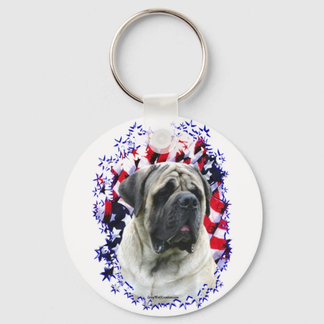 Mastiff Patriot 1 Schlüsselanhänger (Vorderseite)