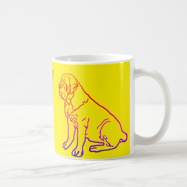 Mastiff Pilou Kaffeetasse (Rechts)