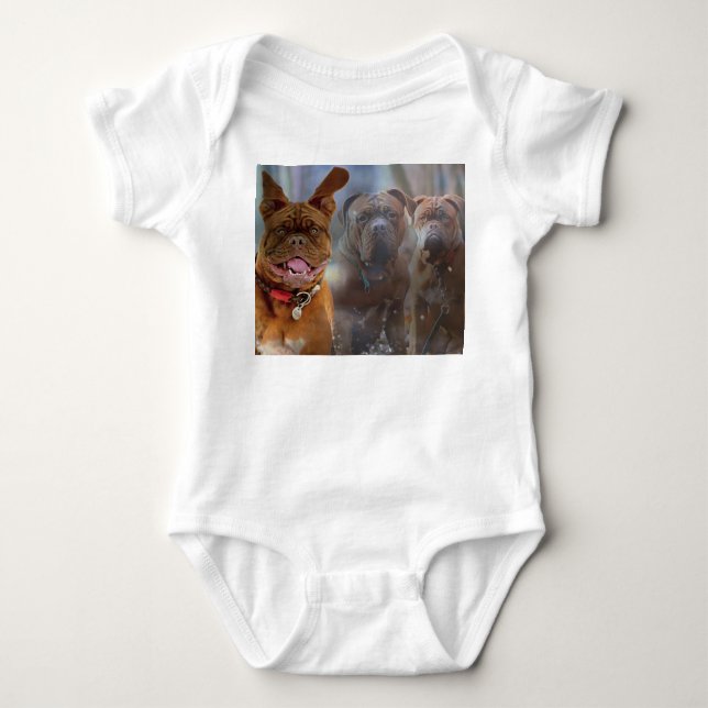 Mastiff Plus Baby Strampler (Vorderseite)