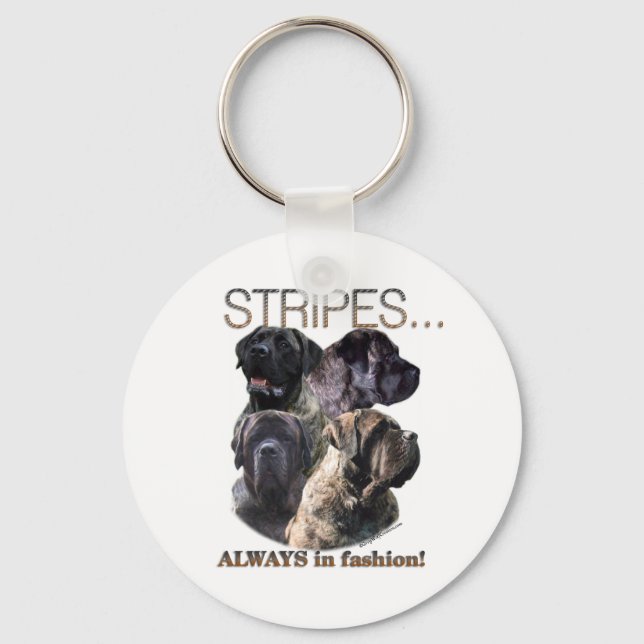 Mastiff Stripes Schlüsselanhänger (Vorderseite)