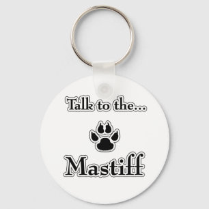 Mastiff Talk Black Schlüsselanhänger