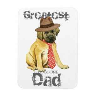 Mastiff Vater Magnet