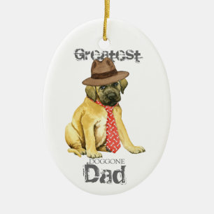 Mastiff Vater Ornament