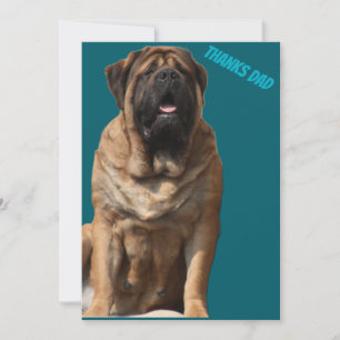 Mastiff Vatertag Best Friends Einladung