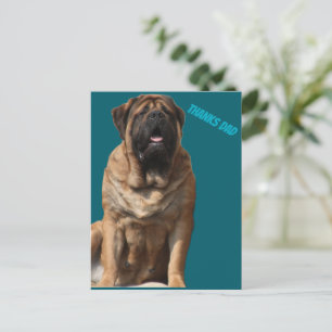 Mastiff Vatertag Best Friends  Postkarte