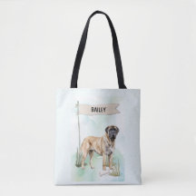Mastiff-Wasserfarbe Personalisierter Hund