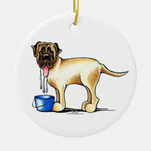 Mastiff Water Maker Keramikornament