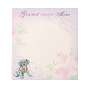 Mastino Heart Mama Notepad Notizblock