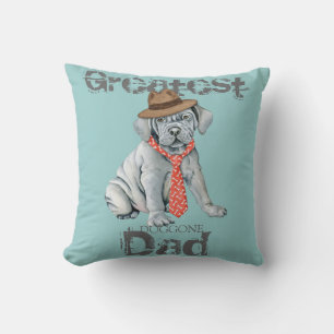 Mastino Vater Throw Kissen